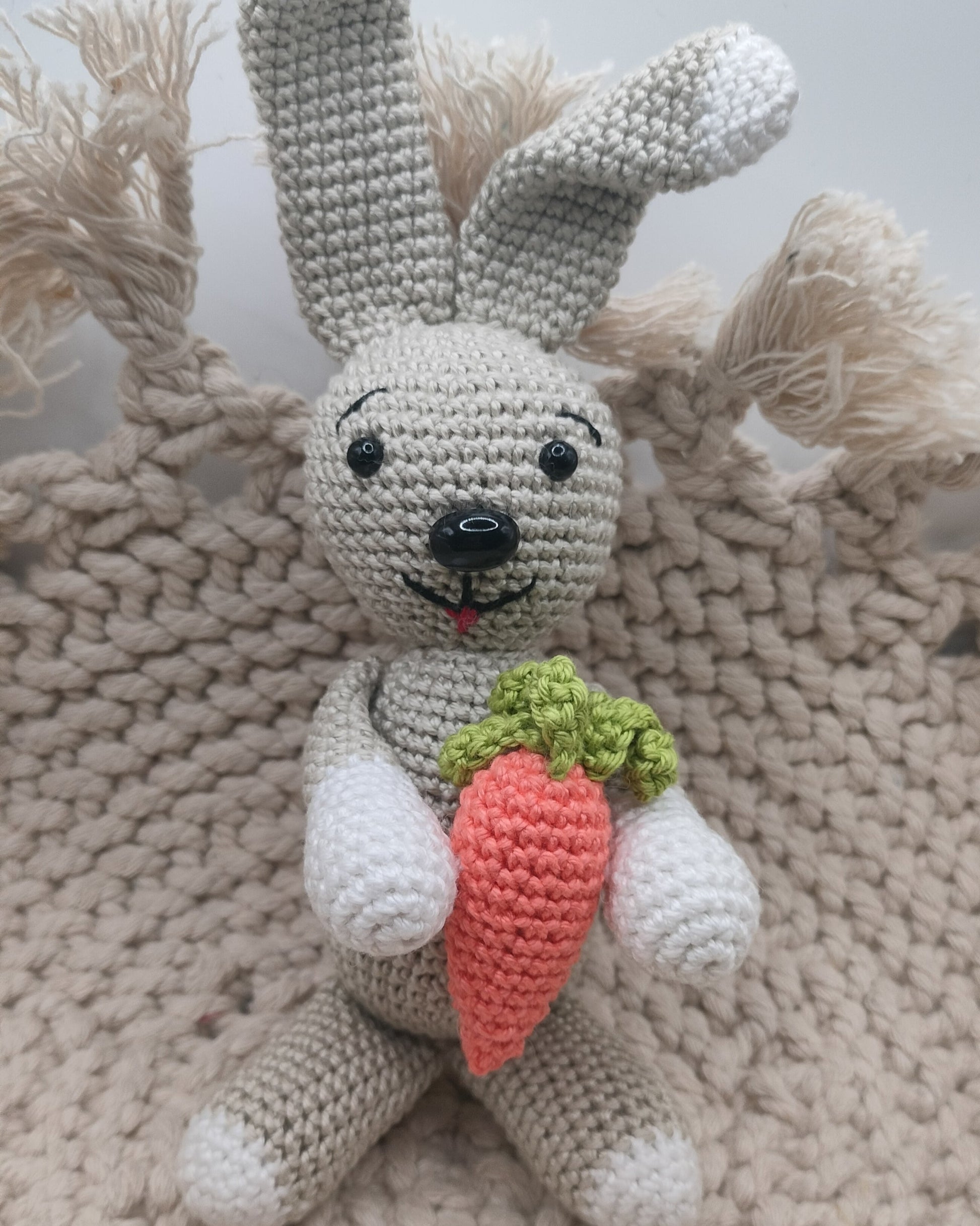 Amigurumi horgoló készlet nyuszi répával
