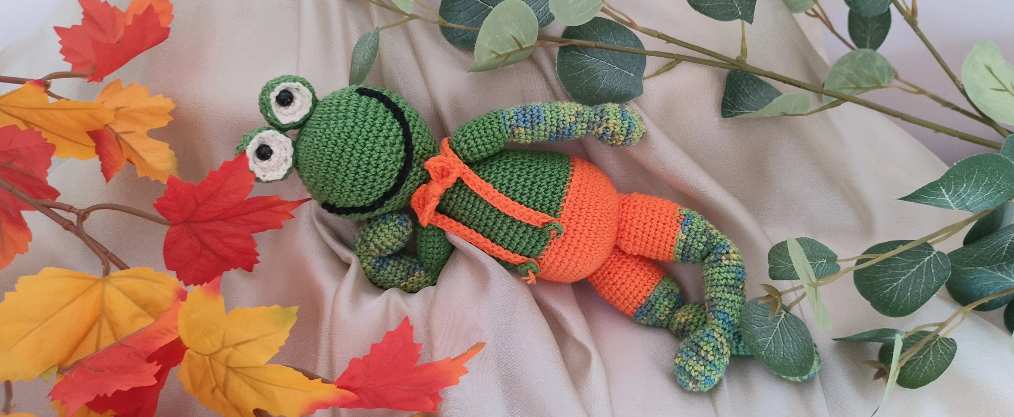 Horgoló csomag - békás, 