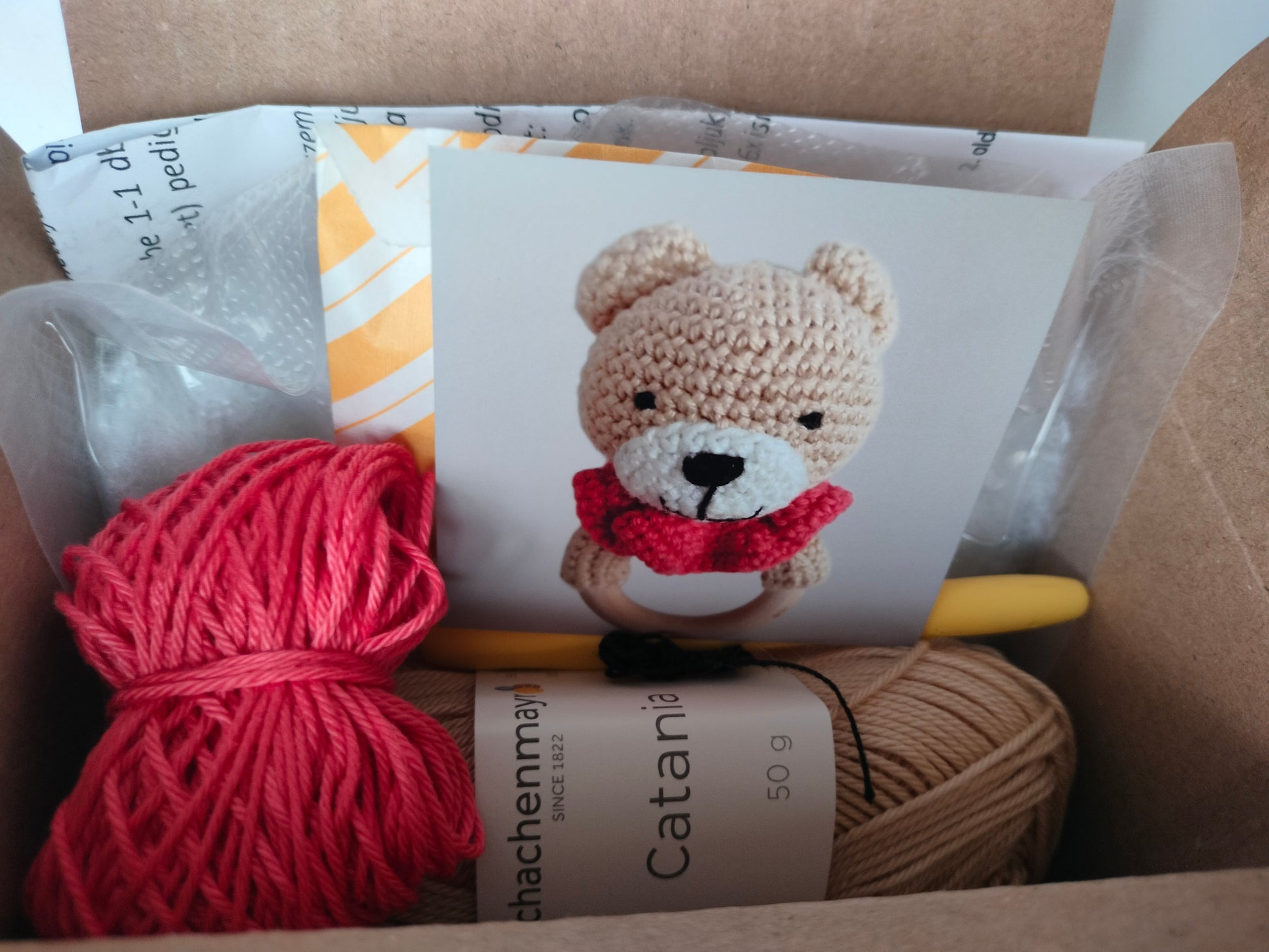 macis csörgő horgoló készlet